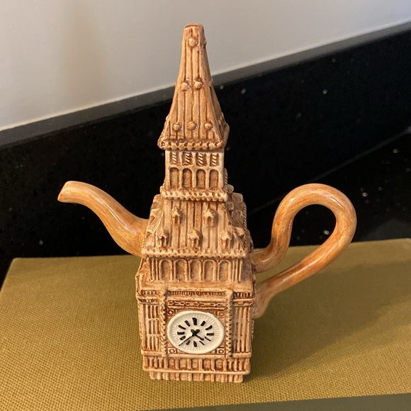 Big Ben & Chinese Asian Pagoda Fitz and Floyd Miniature Teapots Around The World - Picture 12 of 15